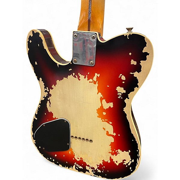 Used Fender Andy Summers Masterbuilt Telecaster 2 Color Sunburst Solid Body Electric Guitar