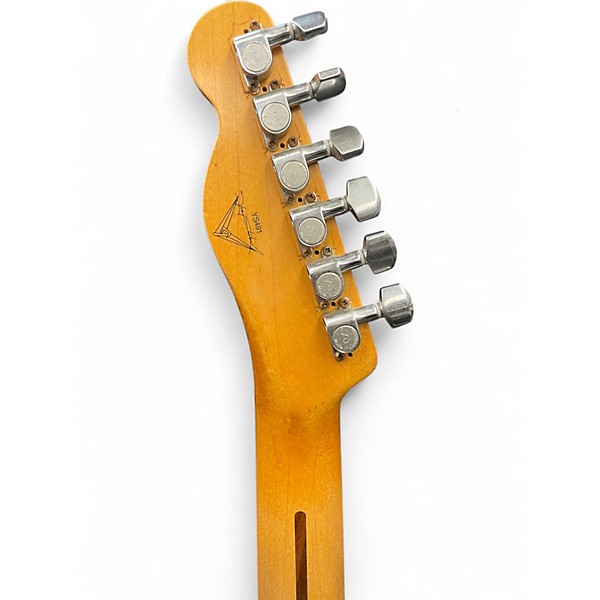 Used Fender Andy Summers Masterbuilt Telecaster 2 Color Sunburst Solid Body Electric Guitar