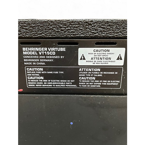 Used Behringer Virtube VT15CD 15W 1x8 Guitar Combo Amp