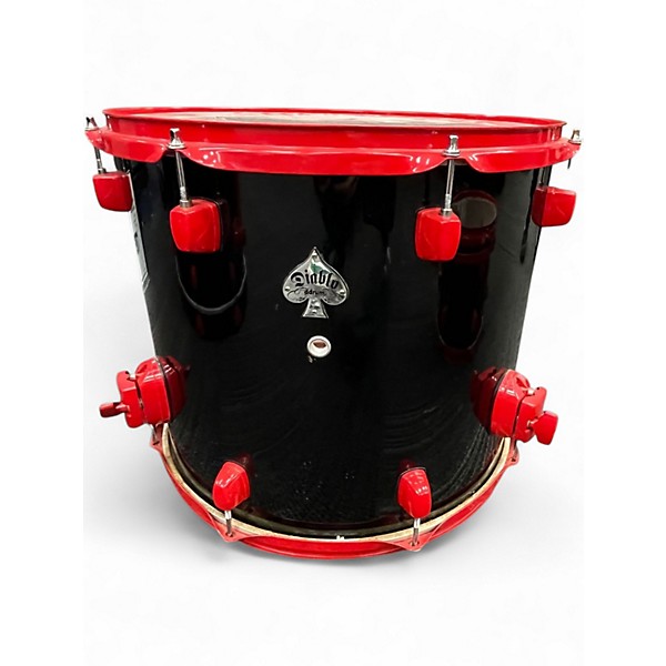 Used ddrum 3 Piece DIABLO BLACK AND RED Drum Kit