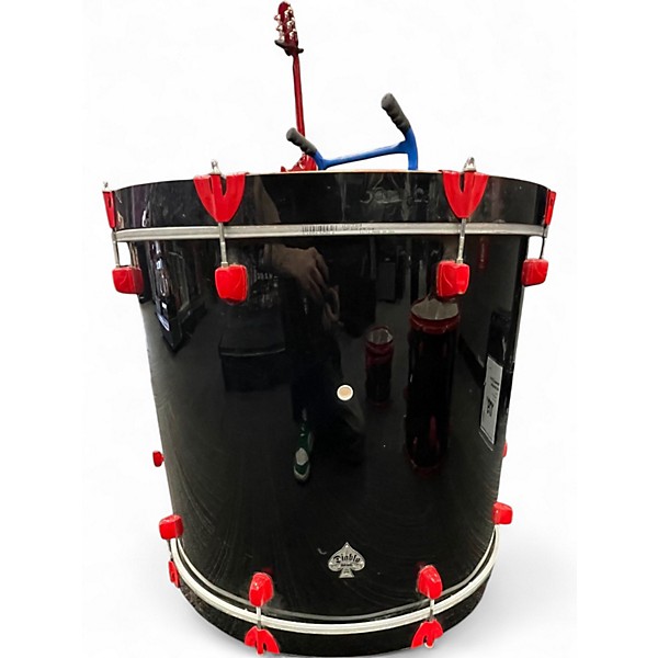 Used ddrum 3 Piece DIABLO BLACK AND RED Drum Kit
