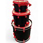 Used ddrum 3 Piece DIABLO BLACK AND RED Drum Kit