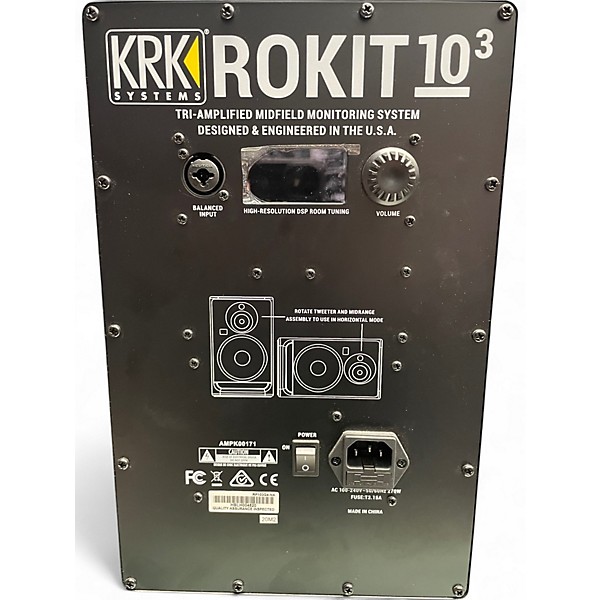 Used KRK RP10 ROKIT G4 3-Way Pair Powered Monitor