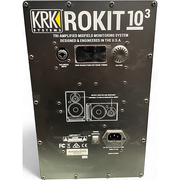 Used KRK RP10 ROKIT G4 3-Way Pair Powered Monitor