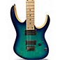 Used Ibanez RG421AMH Blue Fade Solid Body Electric Guitar