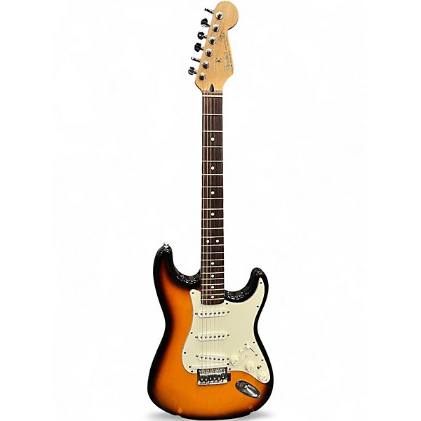 Used Fender Standard Roland Stratocaster 3 Color Sunburst Solid Body Electric Guitar
