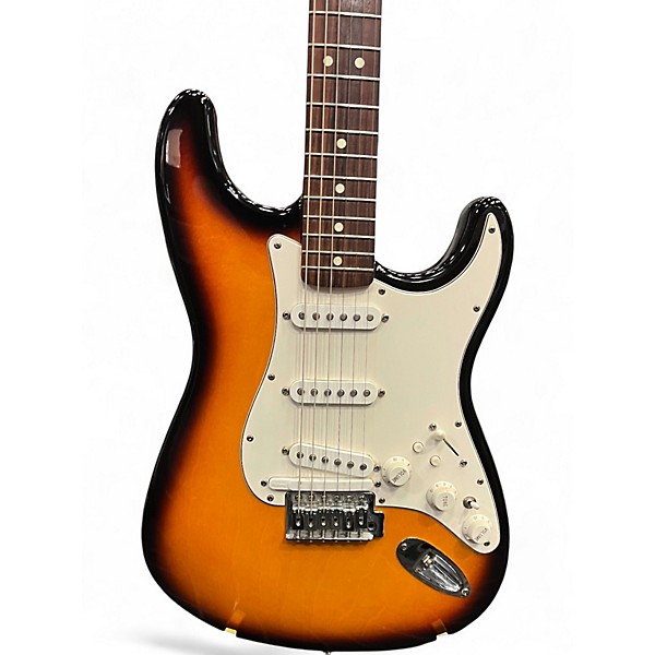 Used Fender Standard Roland Stratocaster 3 Color Sunburst Solid Body Electric Guitar