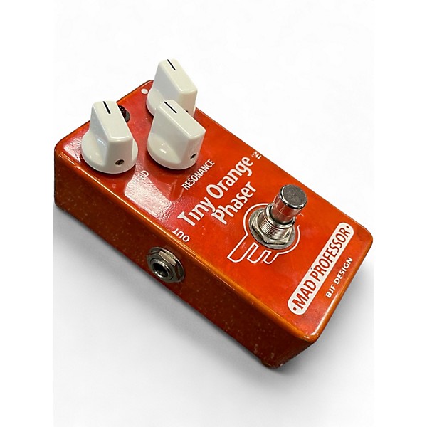 Used Mad Professor Tiny Orange Phaser Hand-Wired Version Effect Pedal