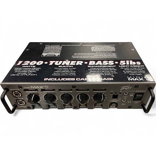 Used Peavey Mini Max Bass Amp Head
