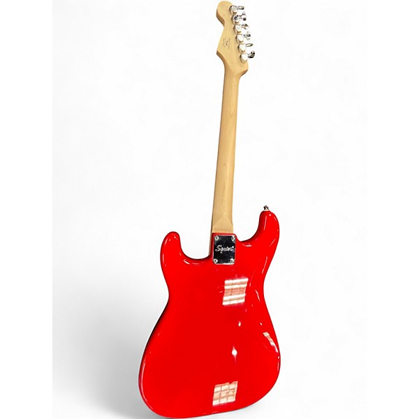 Used Squier SONIC STRATOCASTER Red Solid Body Electric Guitar