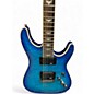 Used Schecter Guitar Research Omen Extreme 6 Ocean Blue Burst Solid Body Electric Guitar
