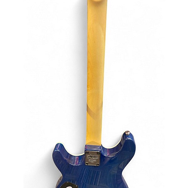 Used Schecter Guitar Research Omen Extreme 6 Ocean Blue Burst Solid Body Electric Guitar