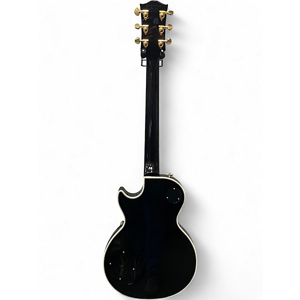 Used Epiphone LES PAUL CUSTOM INSPIRED BY GIBSON BLACK W GOLD HARDWARE Solid Body Electric Guitar