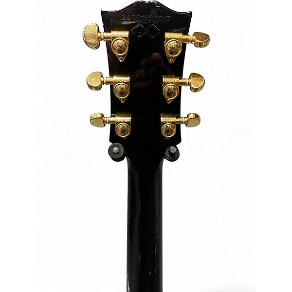 Used Epiphone LES PAUL CUSTOM INSPIRED BY GIBSON BLACK W GOLD HARDWARE Solid Body Electric Guitar