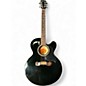 Vintage 1997 Gibson EC10 Standard Ebony Acoustic Electric Guitar thumbnail