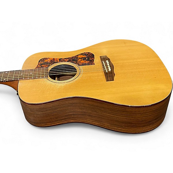 Used Guild DV6 Dreadnaught Natural Acoustic Electric Guitar