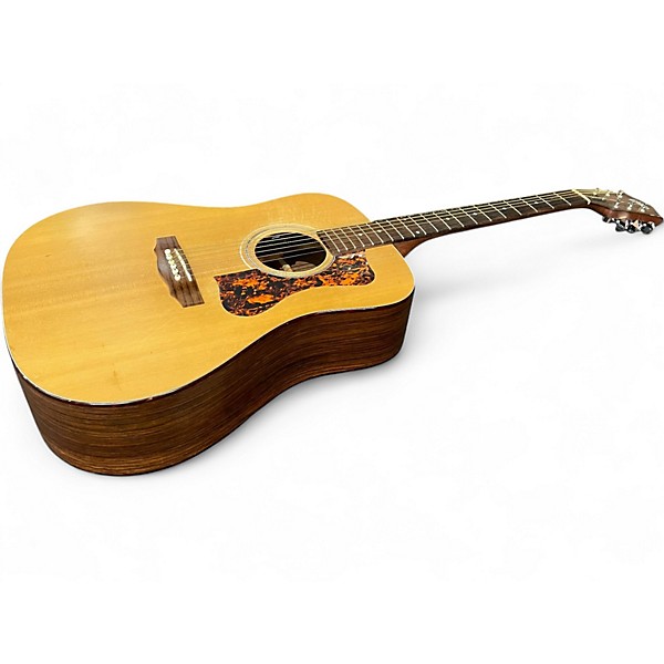 Used Guild DV6 Dreadnaught Natural Acoustic Electric Guitar
