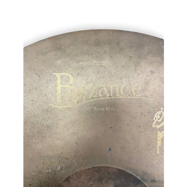 Used MEINL 22in Byzance Vintage Sand Ride Cymbal