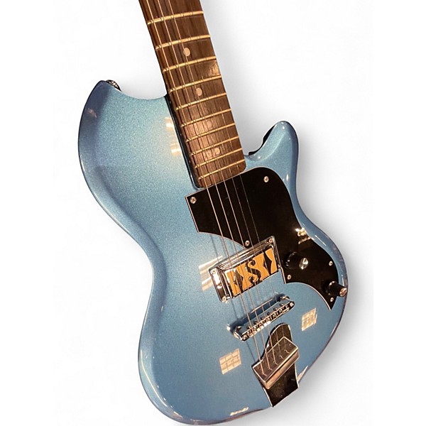 Used Supro 2020BM Blue Solid Body Electric Guitar