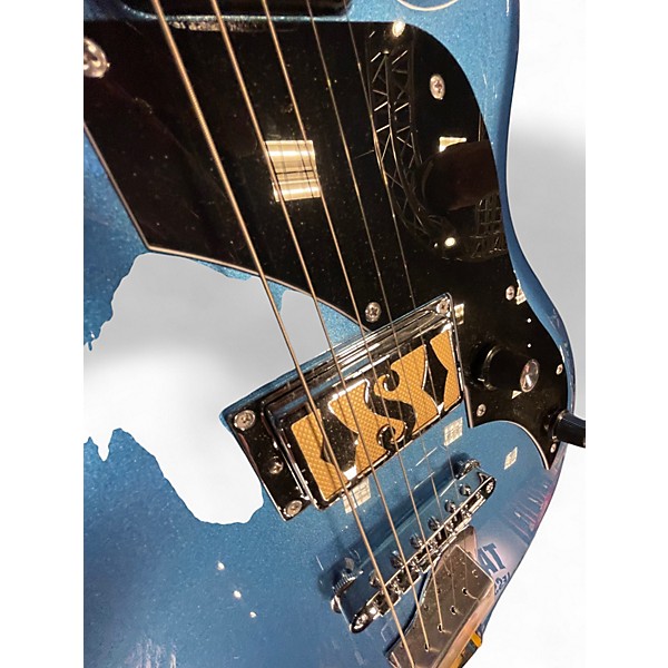 Used Supro 2020BM Blue Solid Body Electric Guitar