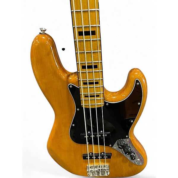 Used Squier Classic Vibe 70s Jazz Bass Natural Electric Bass Guitar