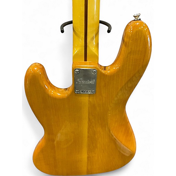 Used Squier Classic Vibe 70s Jazz Bass Natural Electric Bass Guitar