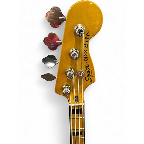 Used Squier Classic Vibe 70s Jazz Bass Natural Electric Bass Guitar