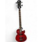 Used Epiphone Les Paul Special 4-String Trans Crimson Red Electric Bass Guitar thumbnail