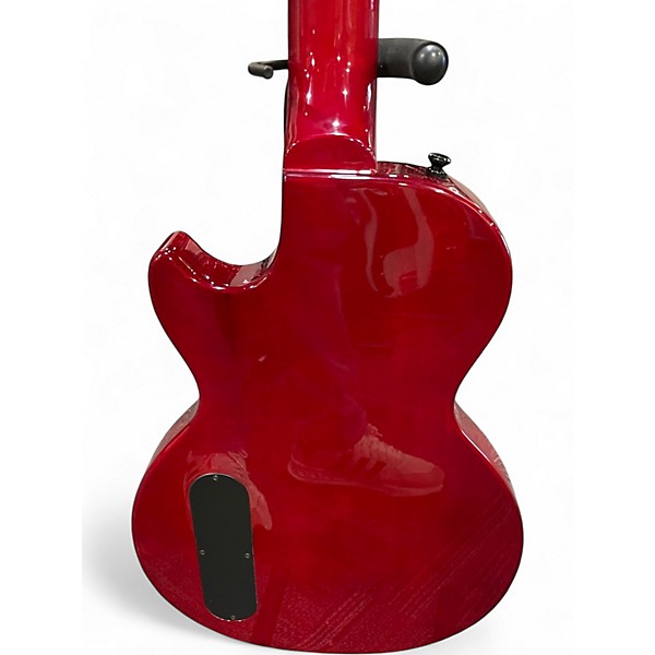 Used Epiphone Les Paul Special 4-String Trans Crimson Red Electric Bass Guitar
