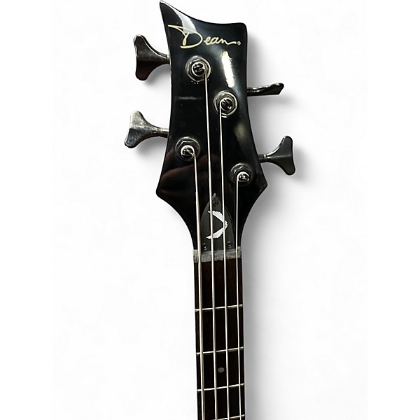 Used Dean Edge 09 4 String Ice Blue Metallic Electric Bass Guitar