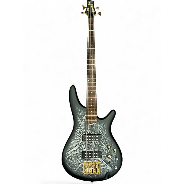 Used Ibanez SR300EDX BLACK ICE Electric Bass Guitar