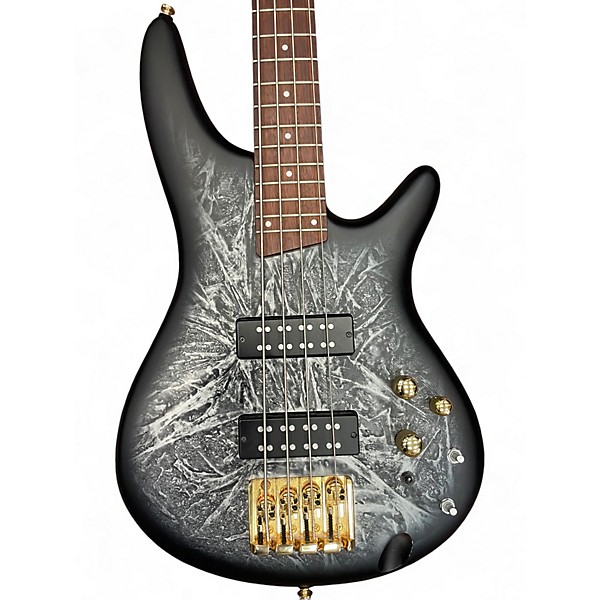 Used Ibanez SR300EDX BLACK ICE Electric Bass Guitar