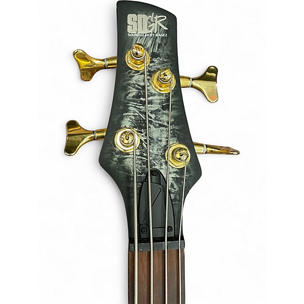 Used Ibanez SR300EDX BLACK ICE Electric Bass Guitar