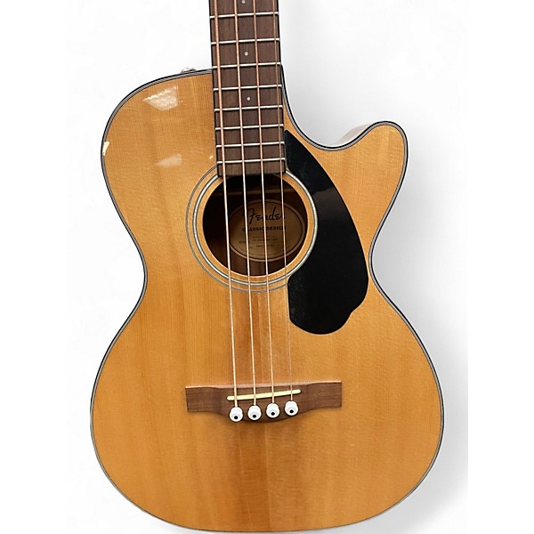 Used Fender CB60 Natural Acoustic Bass Guitar