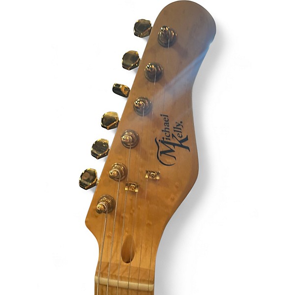 Used Michael Kelly CC60BB BURL BURST Solid Body Electric Guitar
