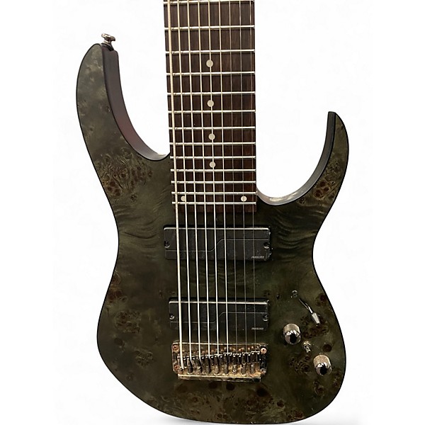 Used Ibanez RG9PB Transparent Grey  Solid Body Electric Guitar
