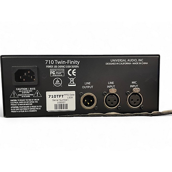 Used Universal Audio 710TF Microphone Preamp