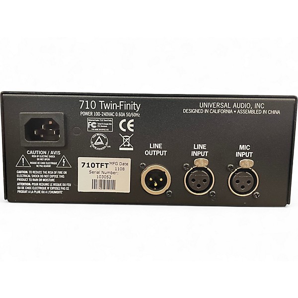 Used Universal Audio 710TF Microphone Preamp