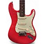 Used Fender American Deluxe Stratocaster Fiesta Red Solid Body Electric Guitar