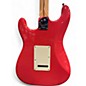 Used Fender American Deluxe Stratocaster Fiesta Red Solid Body Electric Guitar