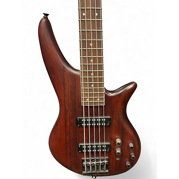 Used Jackson JS3V Concert 5 String Satin Brown Electric Bass Guitar