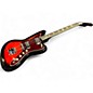 Vintage 1960s Harmony H19 Silhouette Sunburst Solid Body Electric Guitar