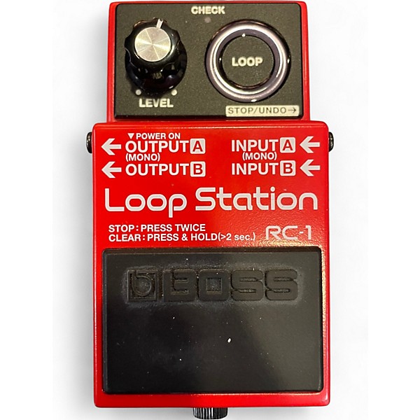 BOSS Loop Station RC-1 ルーパー USED ボス Used BOSS RC1 Loop Station Pedal | Guitar Center