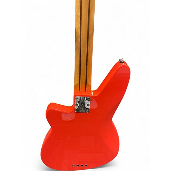 Used Reverend Mercalli 4 Feisty Red Electric Bass Guitar