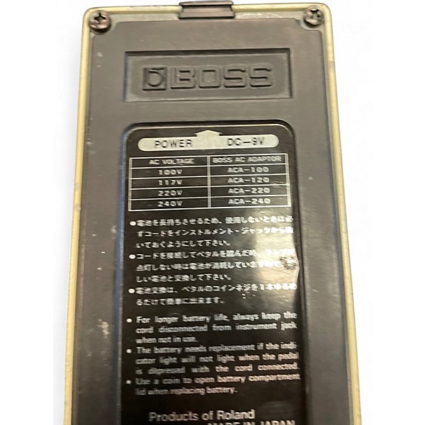 Used BOSS GE6 Pedal