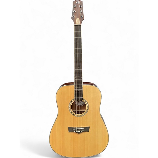 Used Peavey DW1 Natural Acoustic Guitar