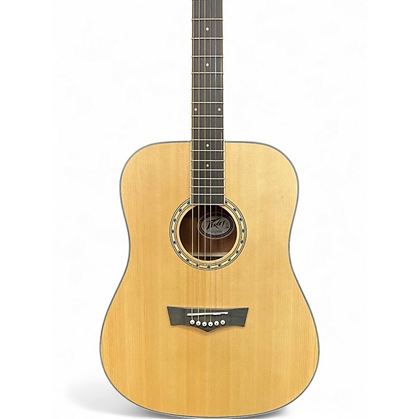 Used Peavey DW1 Natural Acoustic Guitar