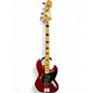 Used Squier Classic Vibe 70s Jazz Bass Candy Apple Red Electric Bass Guitar thumbnail