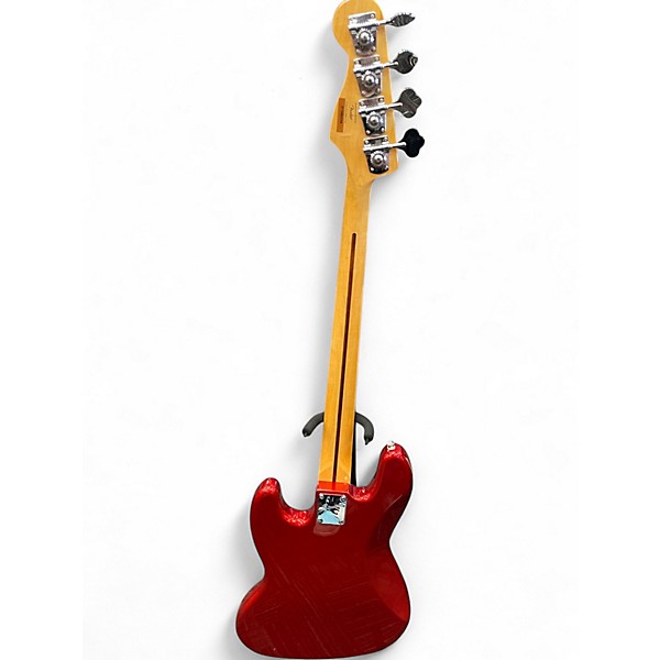 Used Squier Classic Vibe 70s Jazz Bass Candy Apple Red Electric Bass Guitar