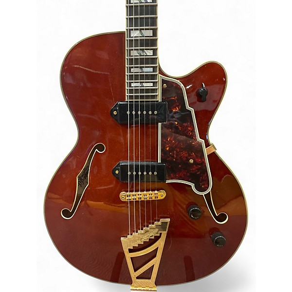 Used D'Angelico EXCEL 59 viola red Hollow Body Electric Guitar